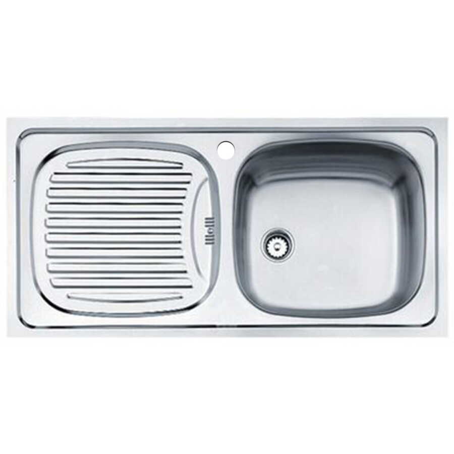 Teka EBM 45 Sifonlu Paslanmaz Çelik Eviye Sol